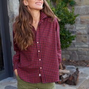 Frank & Eileen Relaxed Flannel Shirt Medium
